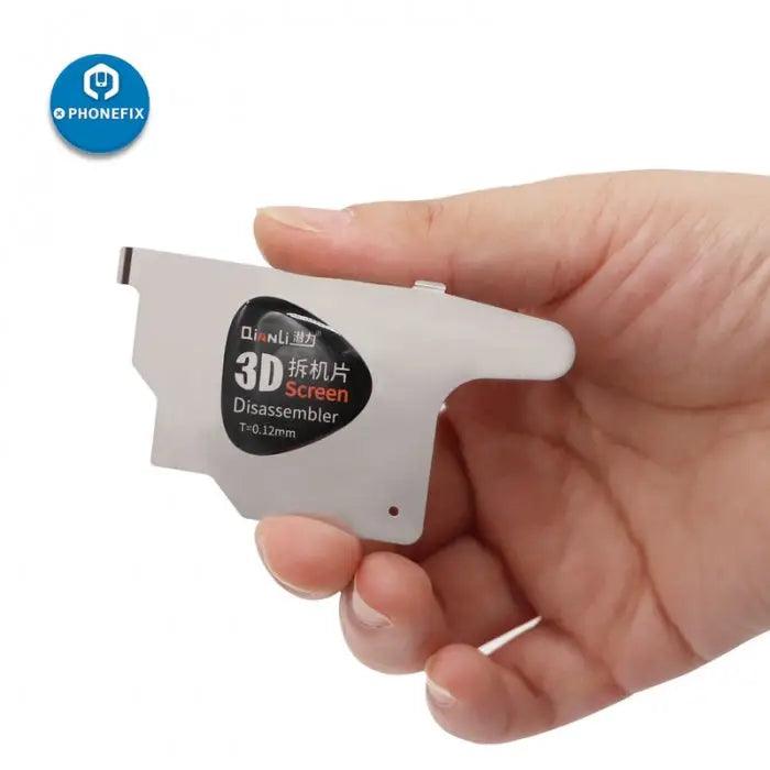 QIANLI 3D Ultrathin Steel Sheet Screen Disassembler for iPhone Repair - CHINA PHONEFIX