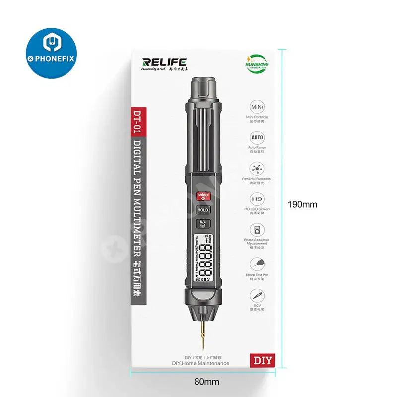 RELIFE DT-01 3 In 1 Intelligent Multimeter Test Pen Leads