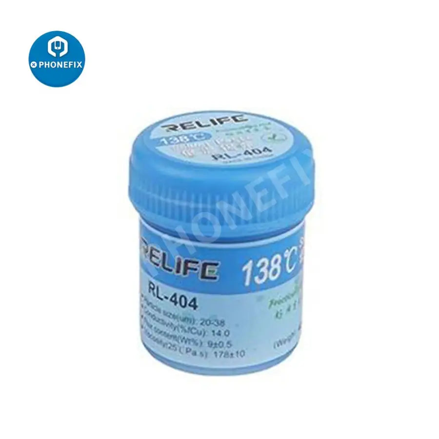 RELIFE RL-404 Lead-free Low Temperature 138℃ Solder Flux