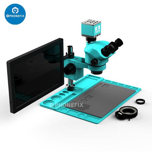 RF-6565 7050TV 4K HD Camera Monitor Trinocular Stereo Microscope - CHINA PHONEFIX