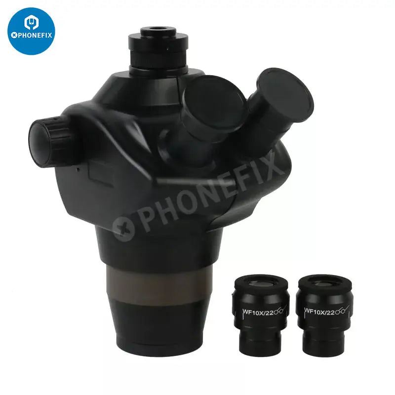 Simul-focal 8X-50X Industrial Trinocular Stereo Microscope