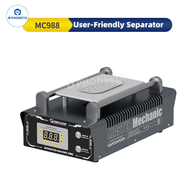 MECHANIC MC988 Phone 10.5-inch Screens Vacuum Heating Separator
