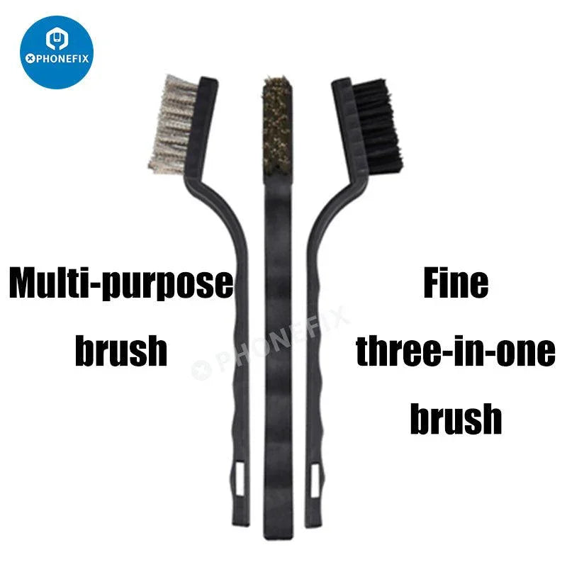 SUNSHINE SS-046 3 In1 Phone IC Cleaning Brush Repair Toolkit - CHINA PHONEFIX