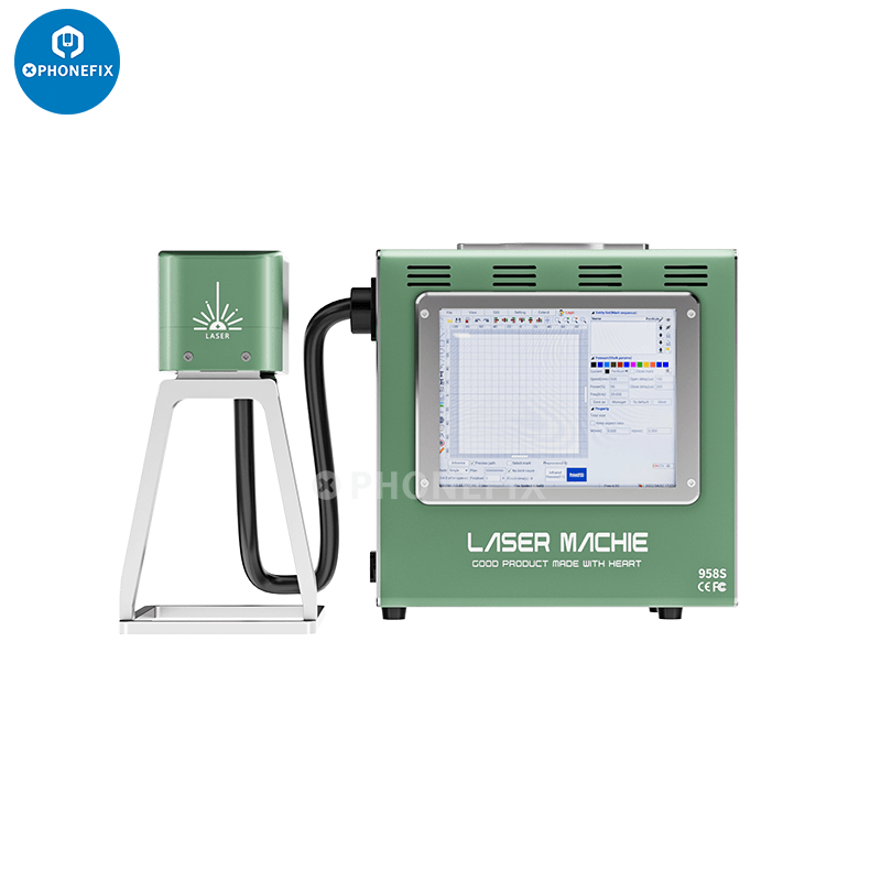 TBK 958S 20W Laser Machine Handheld DIY Marking Engraving Tool - CHINA PHONEFIX