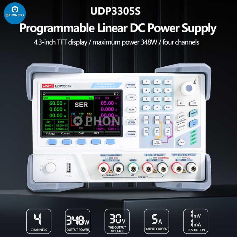 UNI-T UDP3000S Series DC Power Supply 30V 5A Voltage Regulator - CHINA PHONEFIX