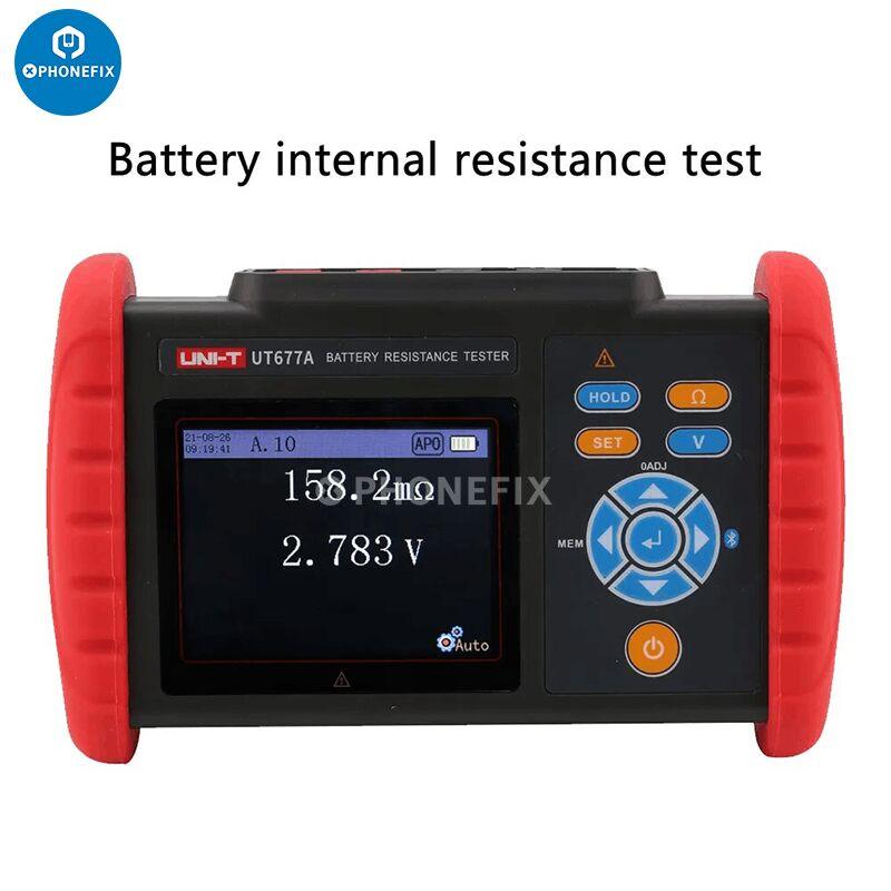 UNI-T UT677A Battery Resistance Tester Voltage Temperature Measuring - CHINA PHONEFIX