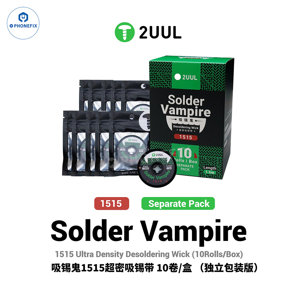 2UUL Double Sides Strong Desoldering Wick For Mobile Phone Repair - CHINA PHONEFIX SHOP Team