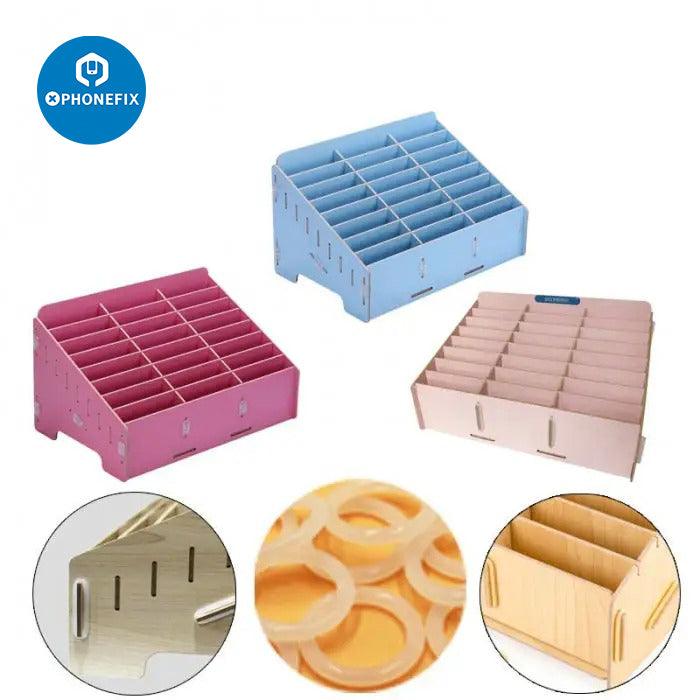 Wooden Desktop Storage Box for Phone Motherboard Display Tool - CHINA PHONEFIX