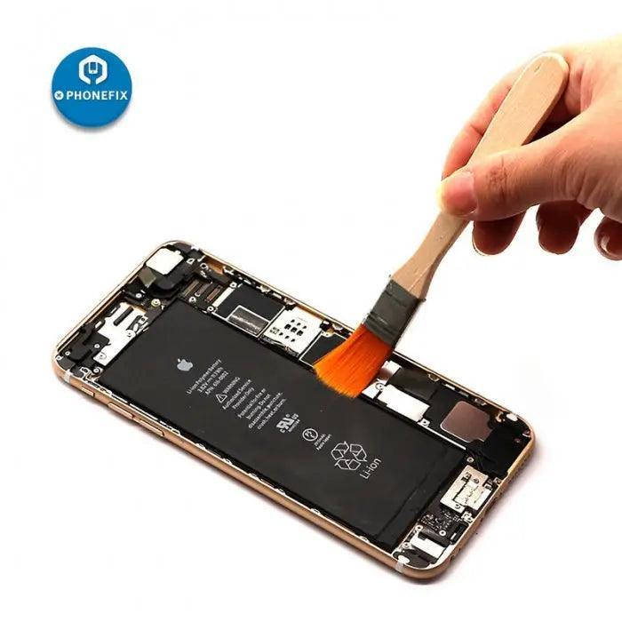 Wooden Handle Cleaning Dust Brush For Phone PC Repair Clean Tools - CHINA PHONEFIX