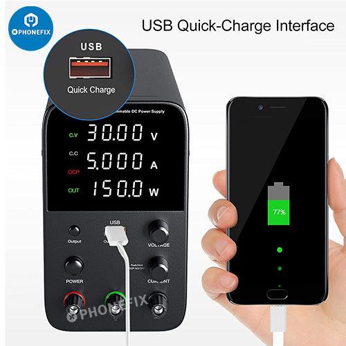 WPS3010 Adjustable 30V 10A DC Power Supply Phone Repair Test Tool - CHINA PHONEFIX