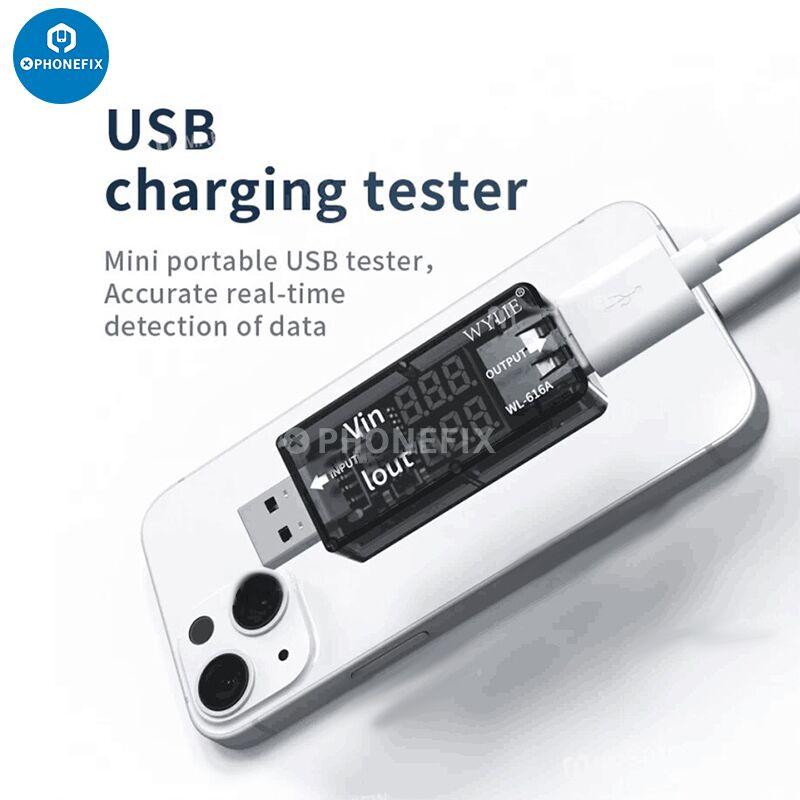 Wylie WL-616A Mini USB Charging Tester Real-Time Digital Display - CHINA PHONEFIX