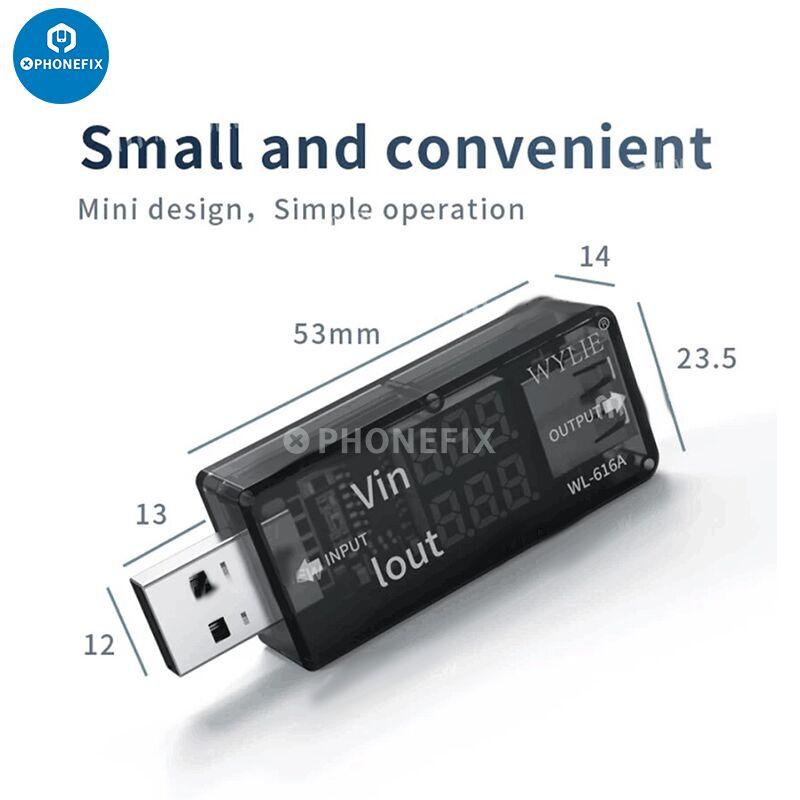 Wylie WL-616A Mini USB Charging Tester Real-Time Digital Display - CHINA PHONEFIX