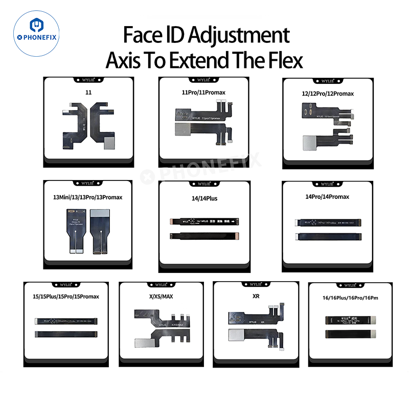 WYLIE Dot Matrix Extension Flex Cable iPhone Face ID Test Alignment Repair