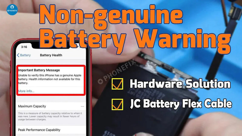 100% Fix- Erase iPhone Non-Genuine Battery Warning
