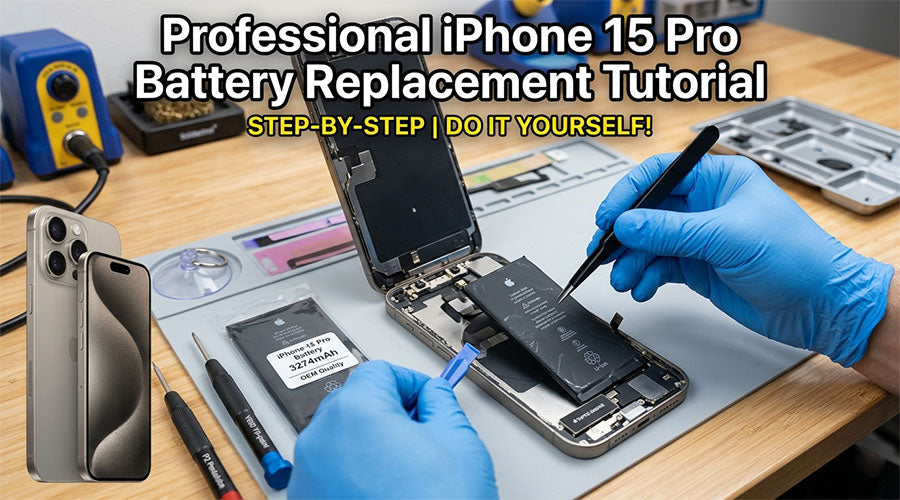 Professional iPhone 15 Pro Battery Replacement Tutorial