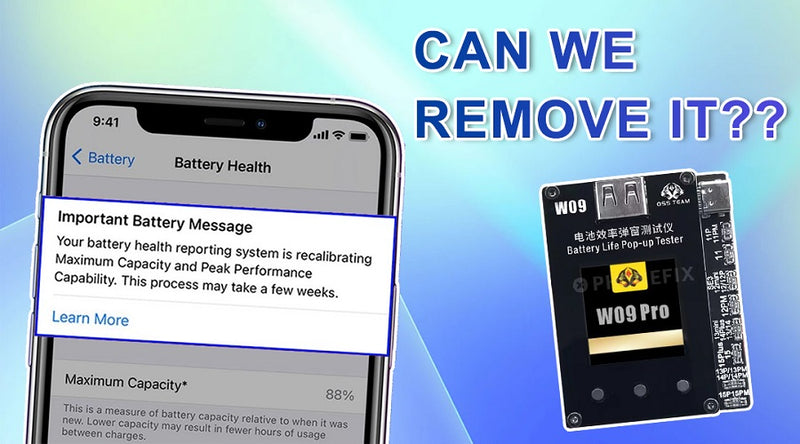 Remove “Important Battery Message” Without Extra Battery Tag-on FPC Cable