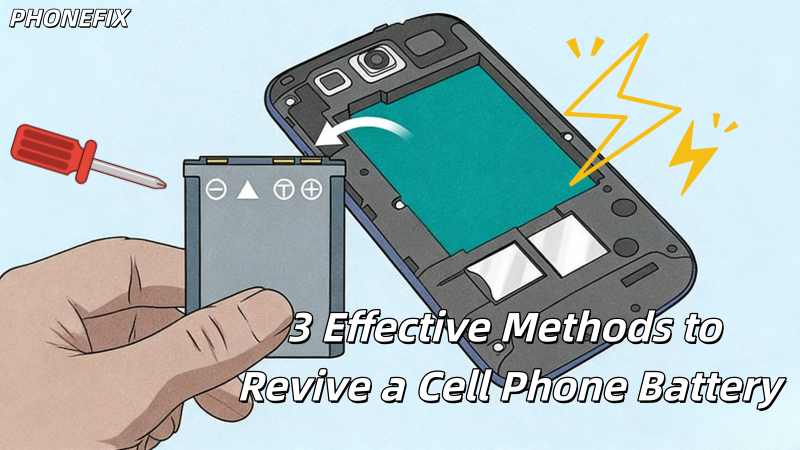 3 Effective Methods to Revive a Cell Phone Battery