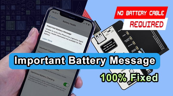 How to Resolve iPhone Non-Genuine Battery Pop-up with i2C KC02S?