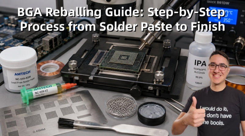 BGA Reballing Guide: From Solder Paste to Perfect Reflow