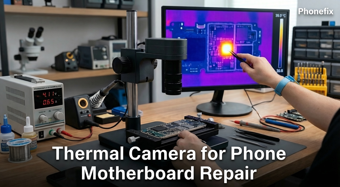 Thermal Camera for Phone Motherboard Repair