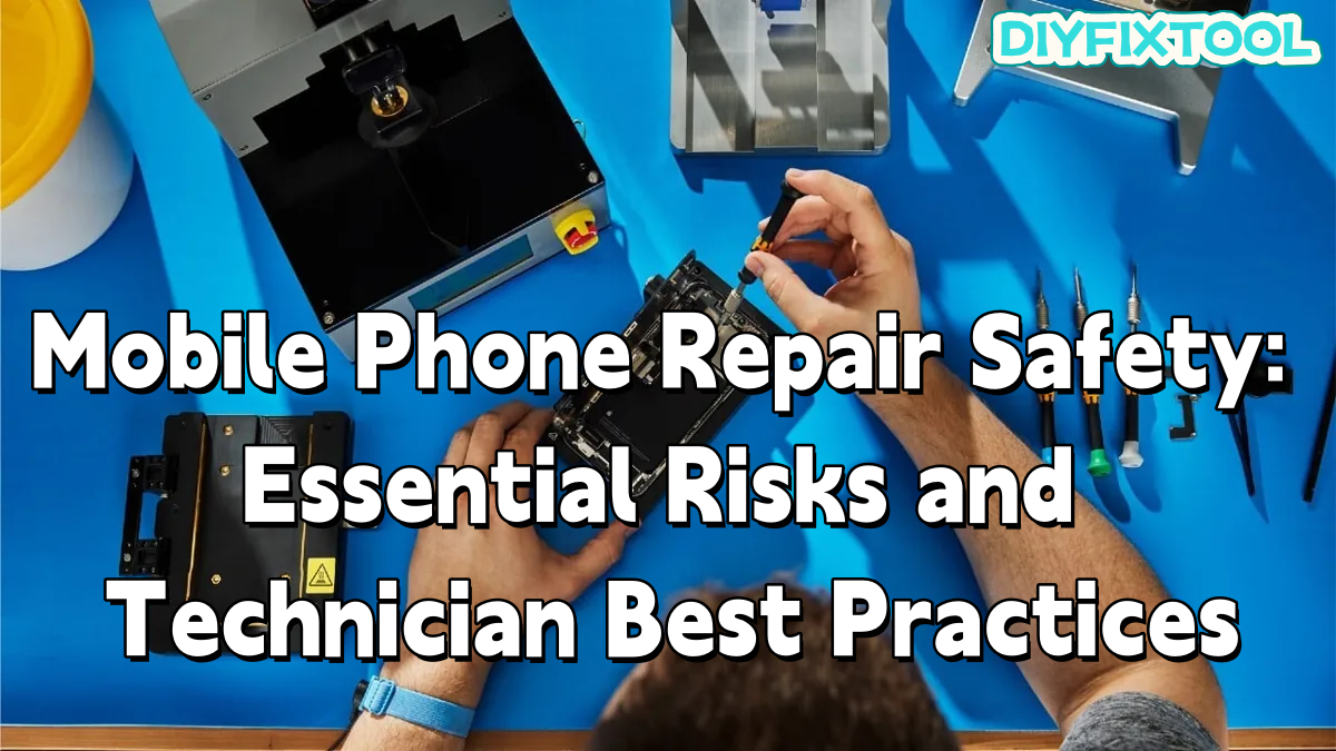 Safe Practice Repair Mobile Phone Repair Safety: Essential Risks and Technician Best Practices