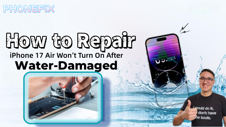 iPhone 17 Air Won't Turn On After Water Damage: Step-by-Step Repair Guide