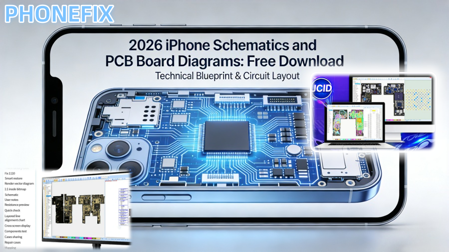 2026 iPhone Schematics and PCB Board Diagrams: Free Download