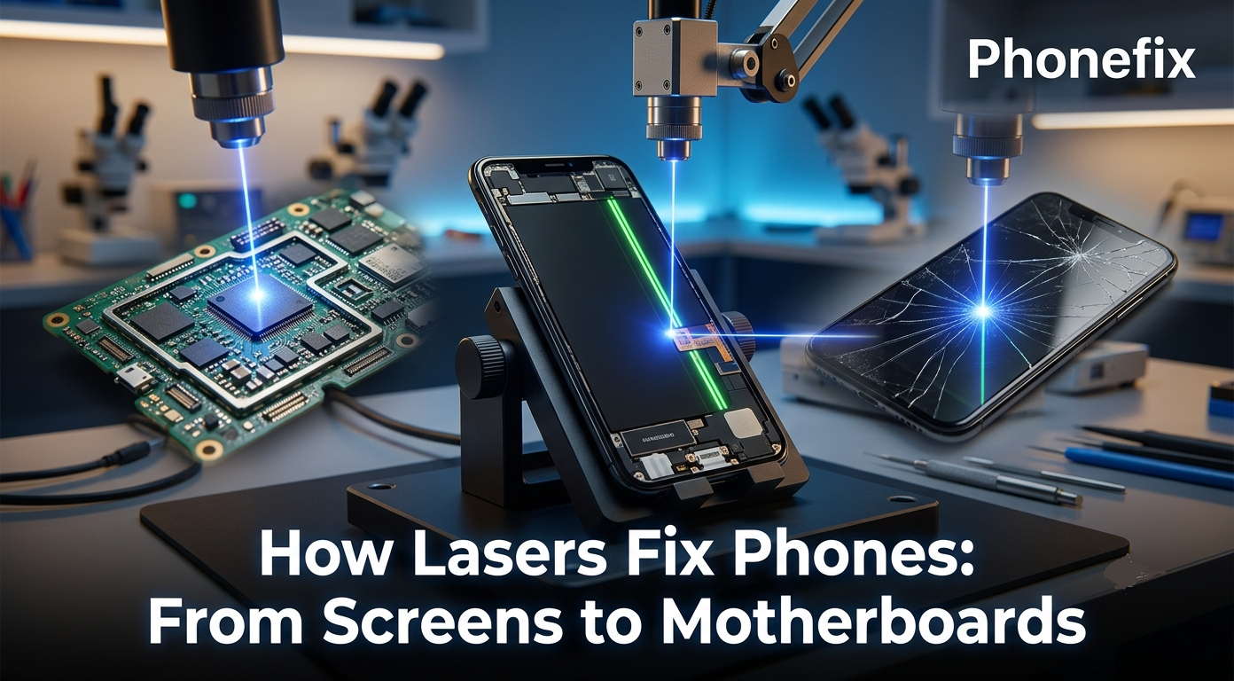 How Laser Machines Fix Phones: From Screens to Motherboards