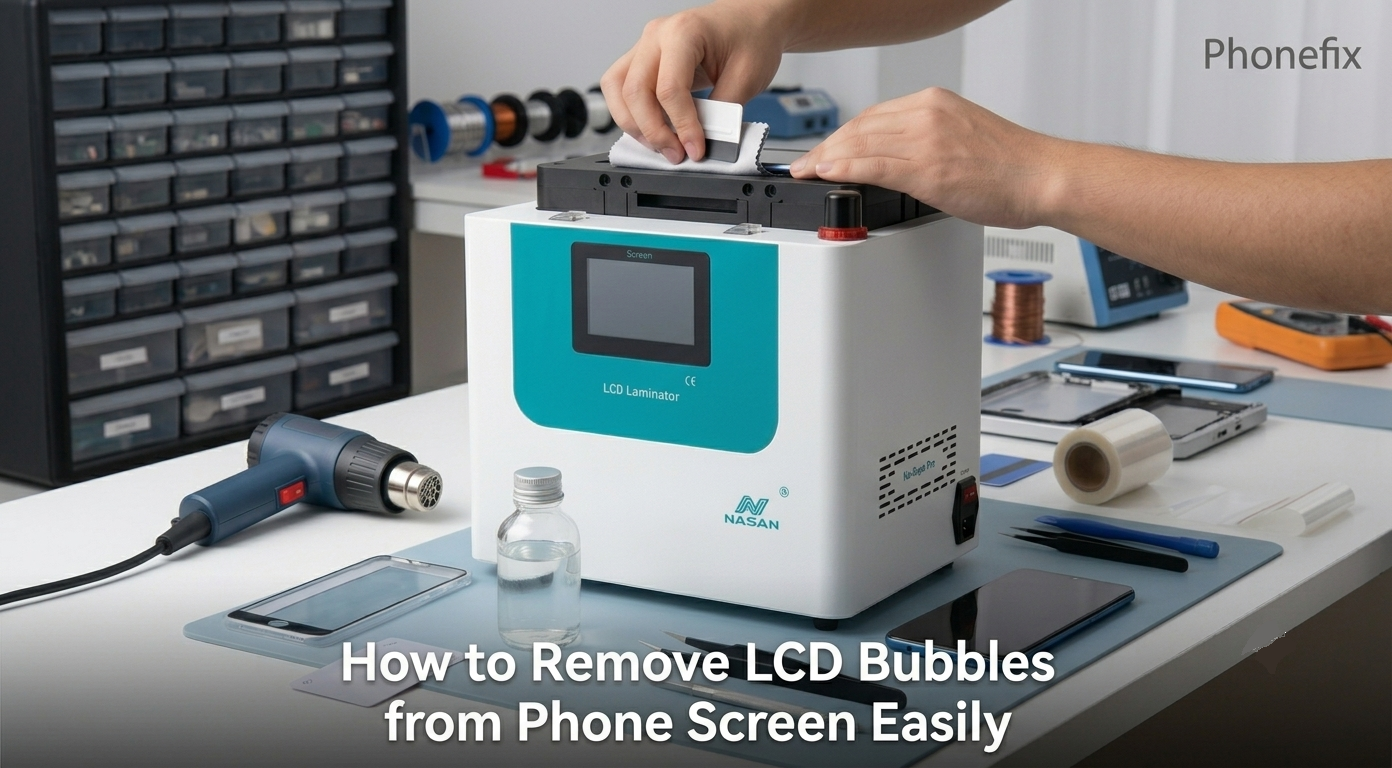 How to Remove LCD Bubbles from Phone Screen Easily