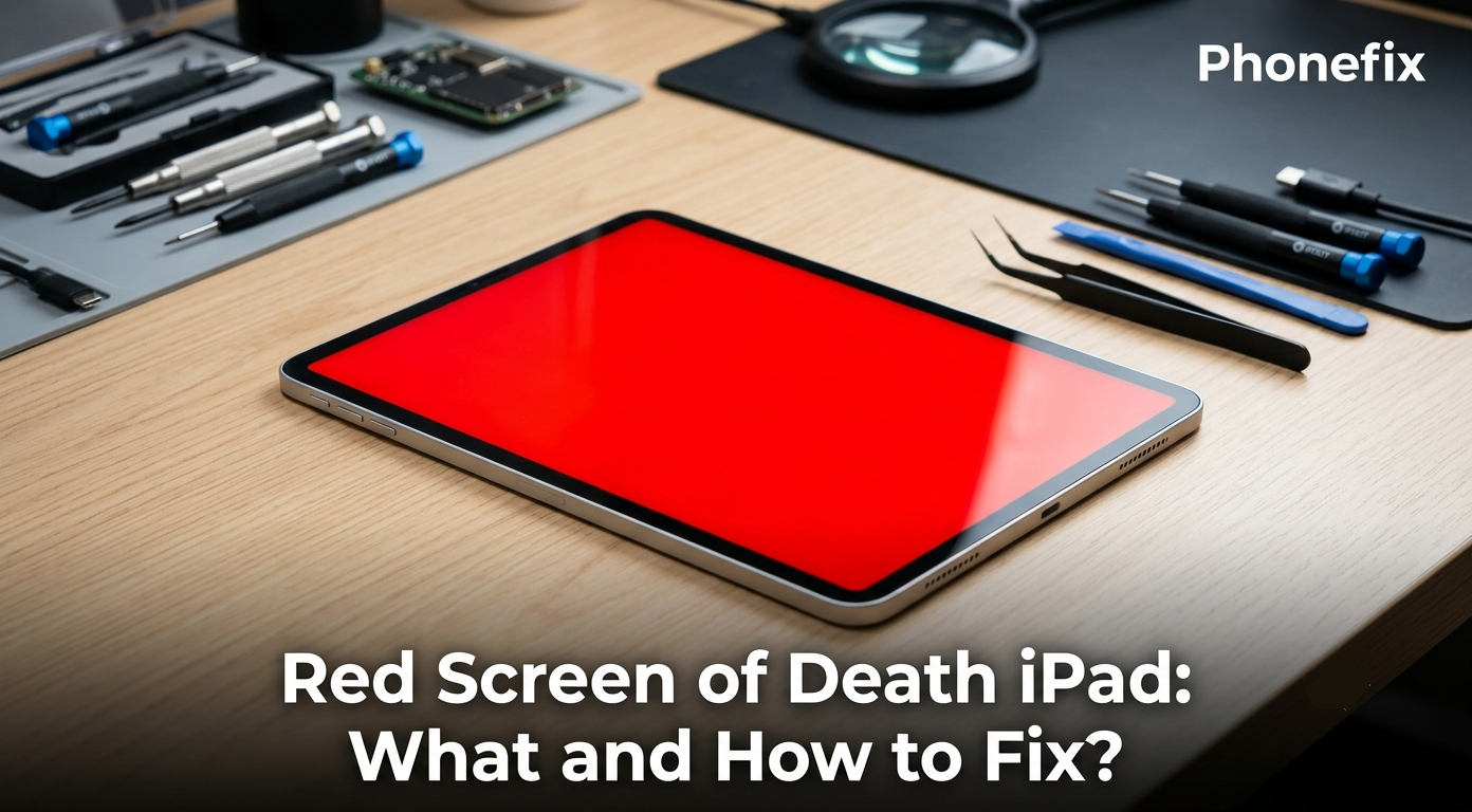 Red Screen of Death iPad: What and How to Fix?
