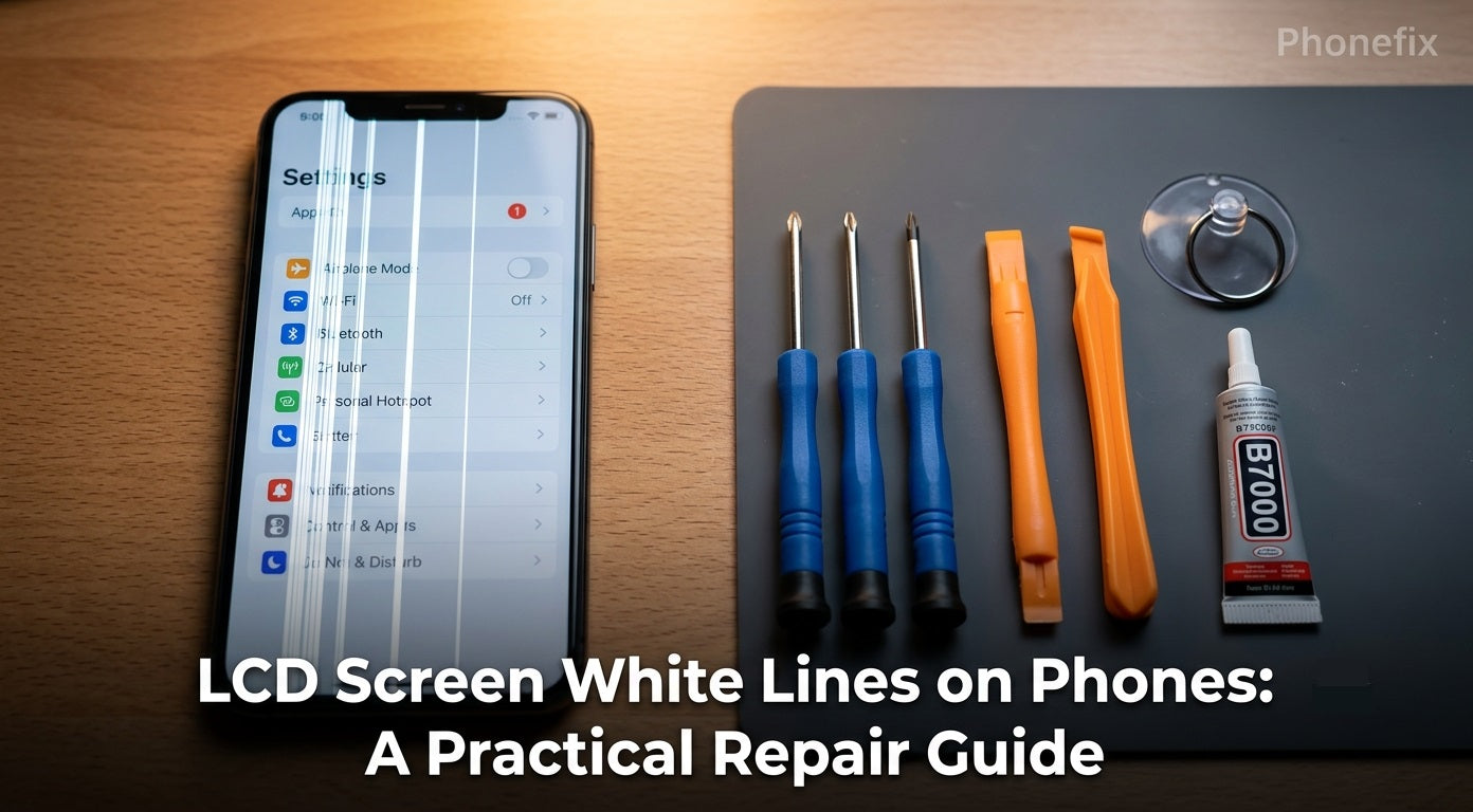LCD Screen White Lines on Phones: A Practical Repair Guide