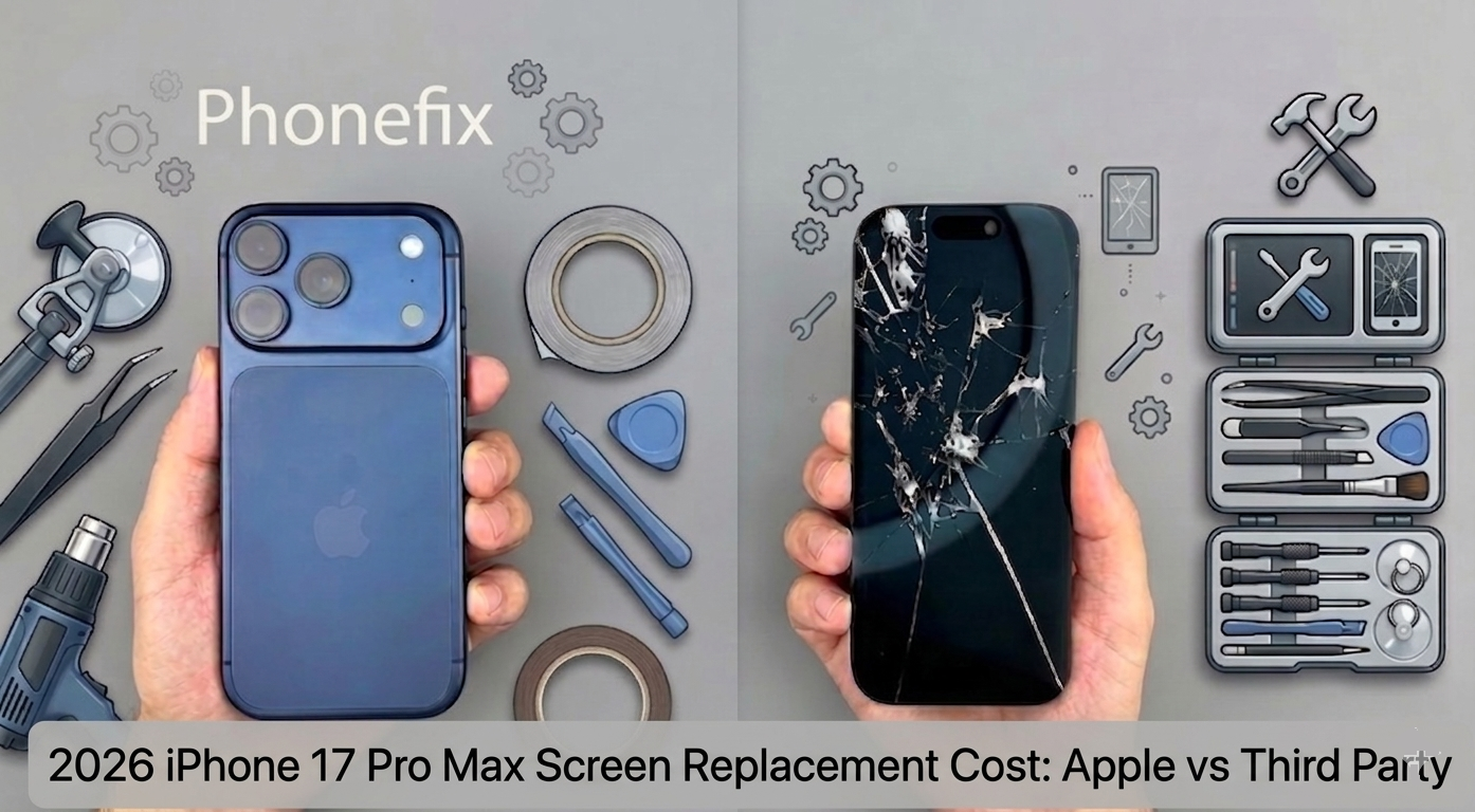 2026 iPhone 17 Pro Max Screen Replacement Cost: Apple vs Third Party
