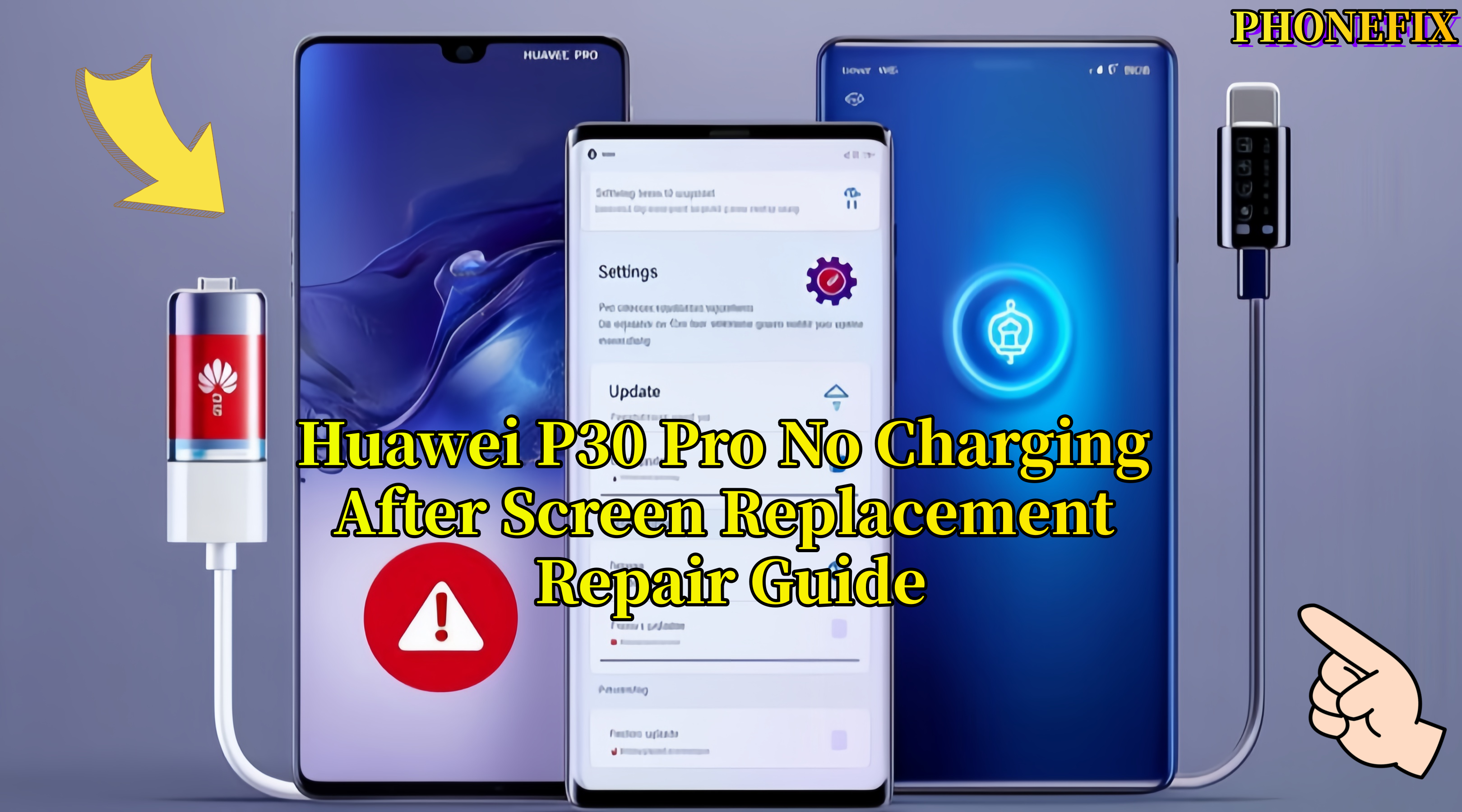Huawei P30 Pro No Charging After Screen Replacement Repair Guide