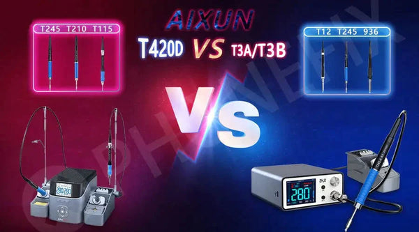 How To Choose Among AIXUN T420D T3A T3B Soldering Station