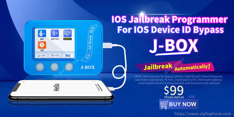 Instruction For Using JC J-BOX Tool To Jailbreak Unlock iPhone iPad