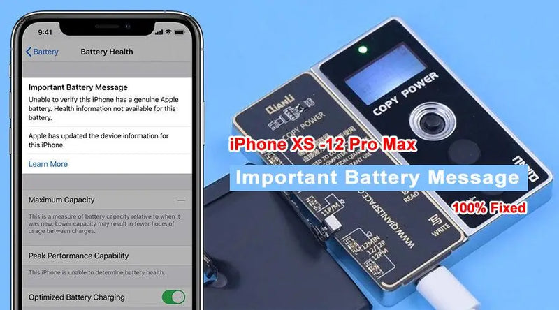 iPhone X-12 Battery Message Pop-up Issue Fixed: A Detailed Guide - CHINA PHONEFIX