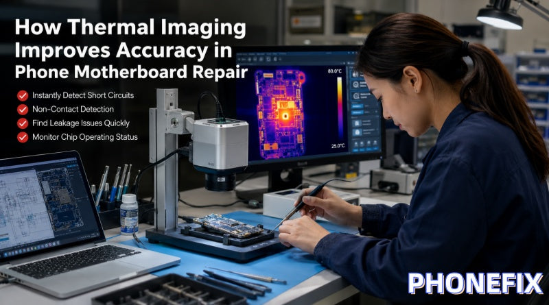How Thermal Imaging Improves Accuracy in Phone Motherboard Repair
