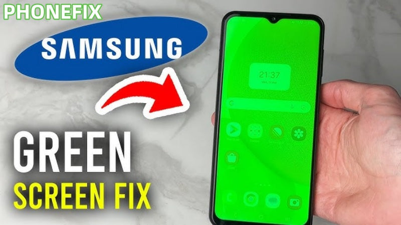 Réparation d'écran incurvé Samsung : réparation d'écran noir ou vert