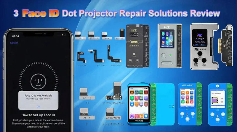 NO Soldering! NEW Face ID Dot Projector Repair Tools Review - I2C/A108/JCID