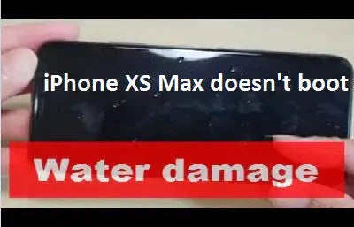 Solved: iPhone XS Max doesn’t boot after water damage
