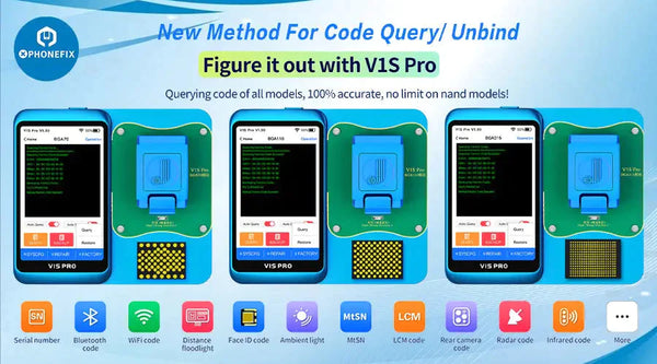 Unbind iPhone Code Query with V1S Pro - New Method!