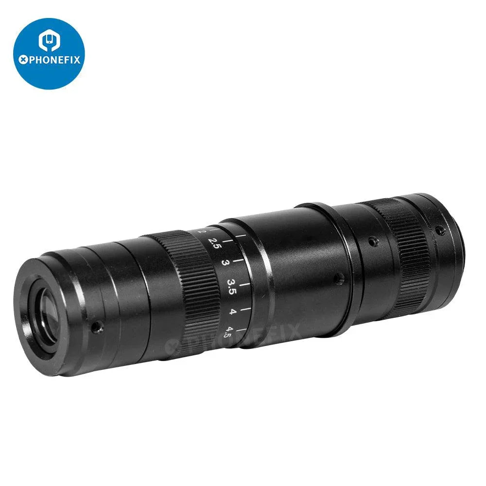 0.7X-4.5X C-Mount Zoom Lens For Electronic Microscope HDMI Camera