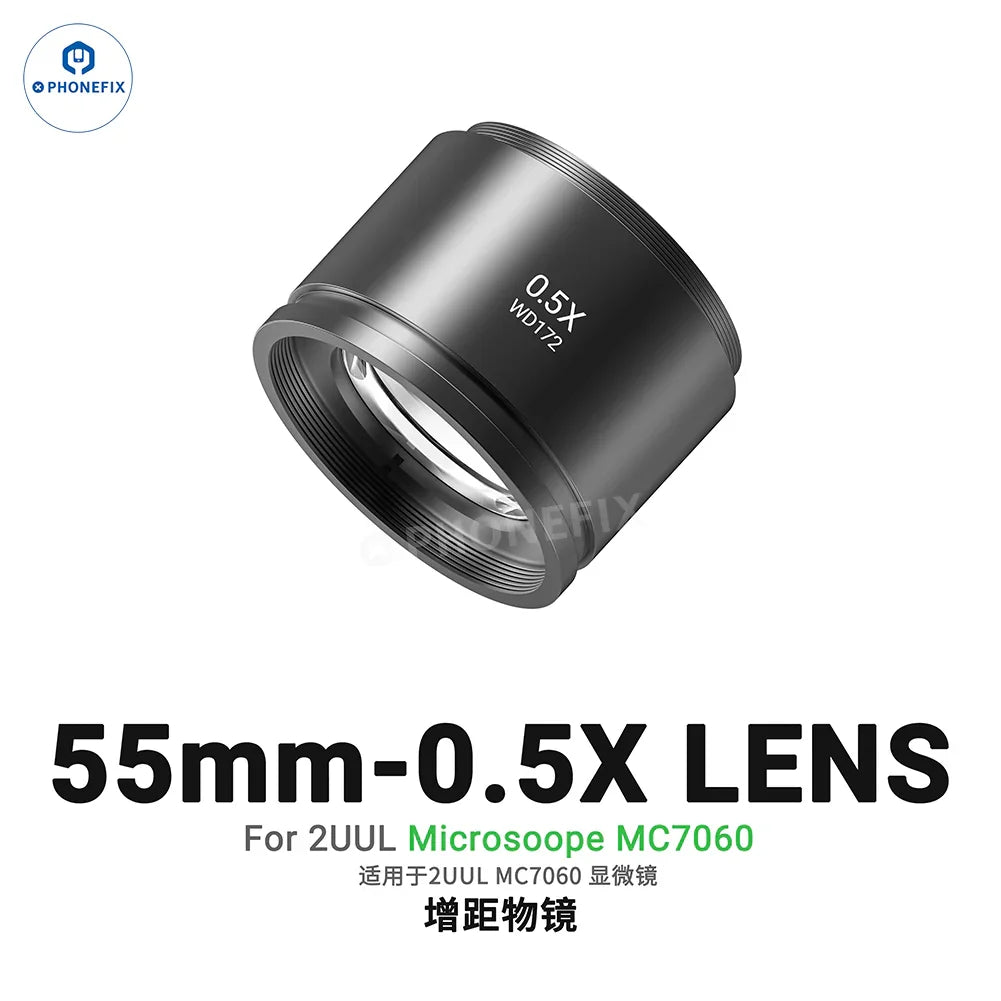 Microscopio trinoculare per microsaldatura PCB 2UUL MC7060-A1 7-60X