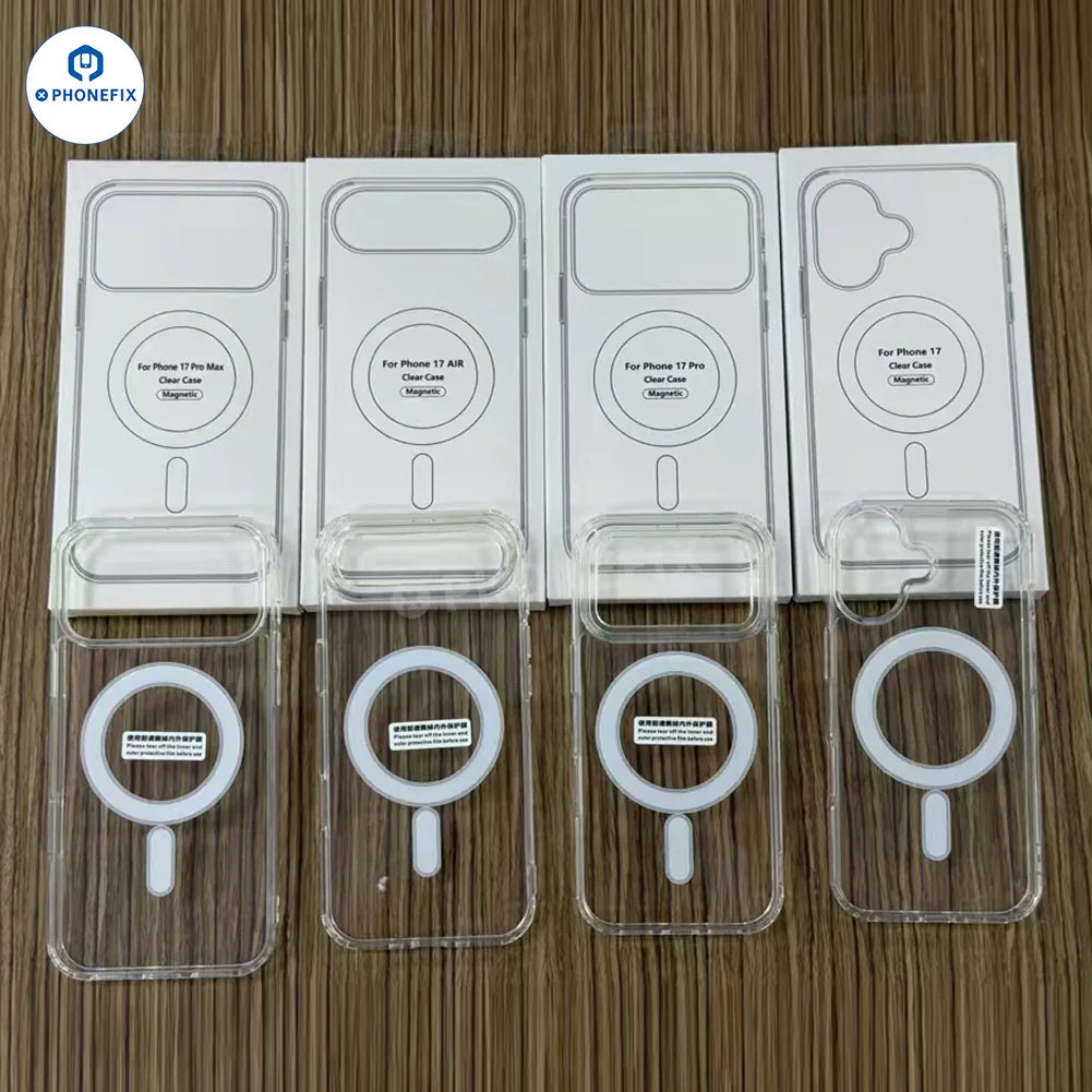 Coque Transparente Cellularline Gloss Mag Pour IPhone 17 Pro Max - Compatible MagSafe, Résistante Aux Chocs - 7