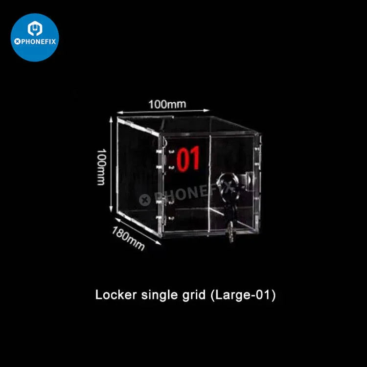Waterproof Acrylic Mobile Phone Small Device Storage Locker Box
