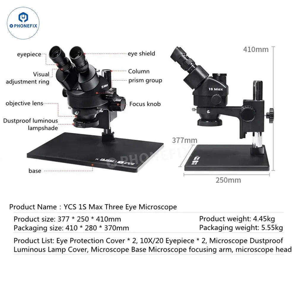Influencer Yang YCS 1S Max Microscope for Mobile PCB Soldering
