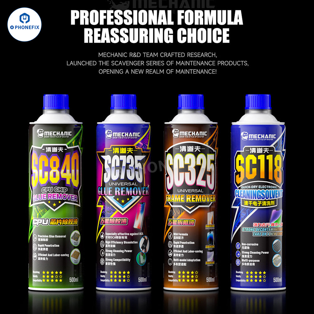 MECHANIC Quick-drying Electronic Cleaner Phone Frame Glue Remover