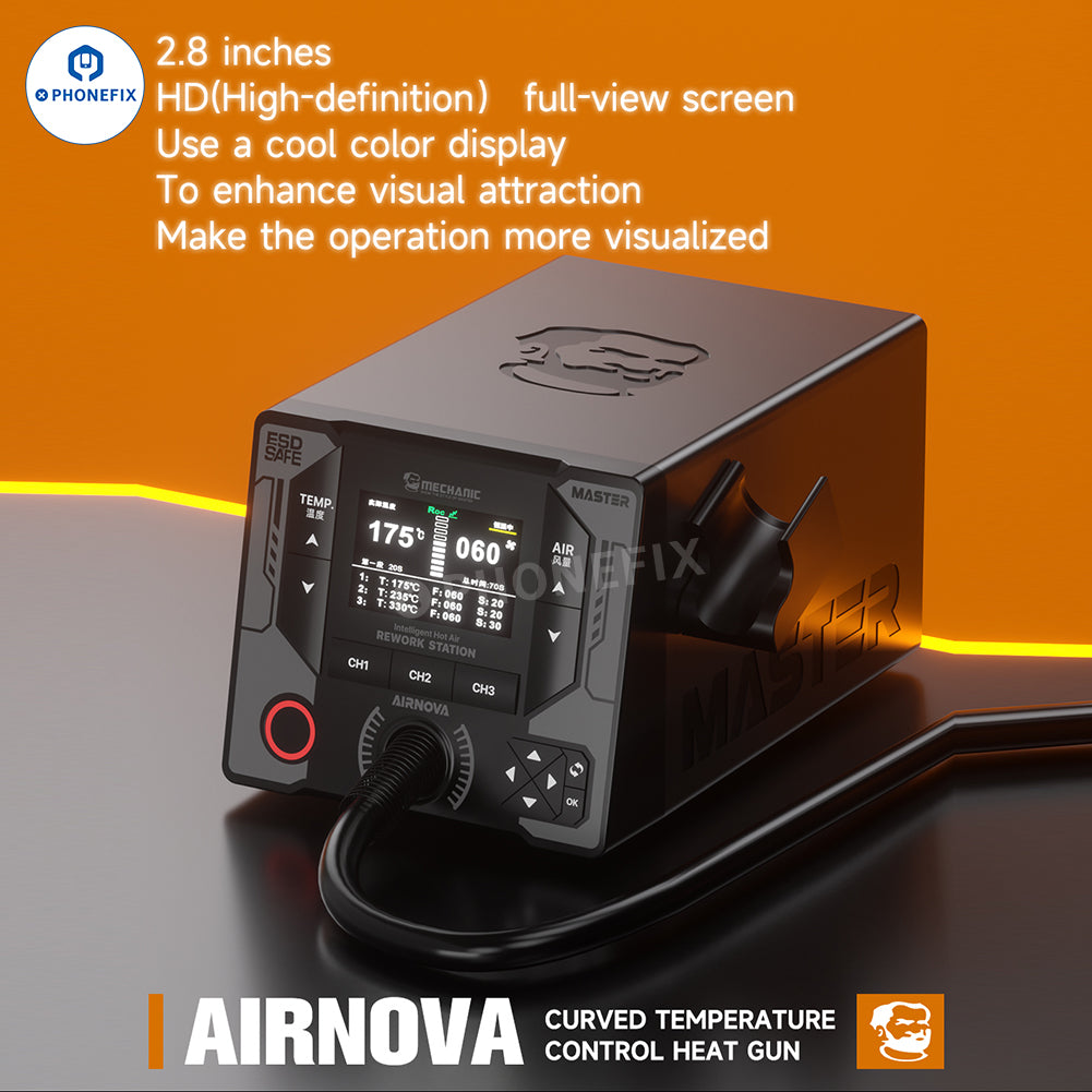 MECHANIC AIRNOVA 1200W Hot Air Rework Station for Phone Repair