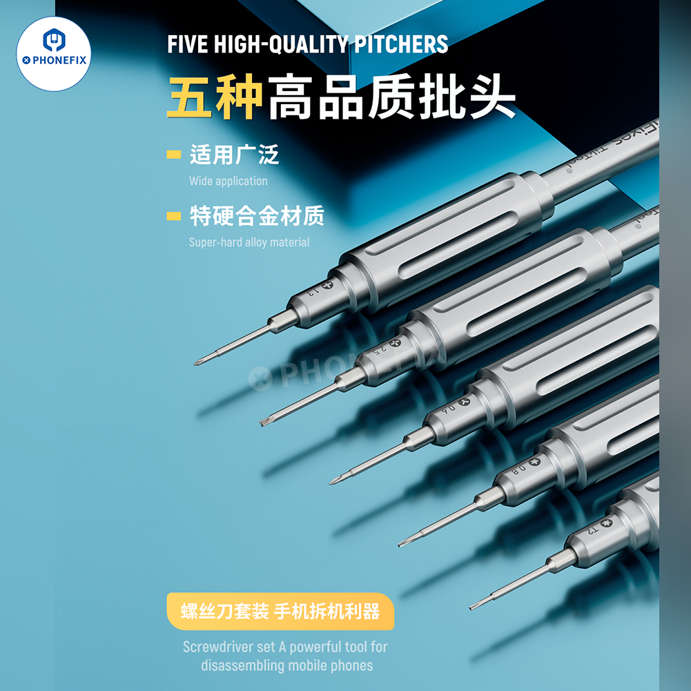 iFixes Tiktool iTK5 Mini Screwdriver Set S2 Bit for Phone Repair