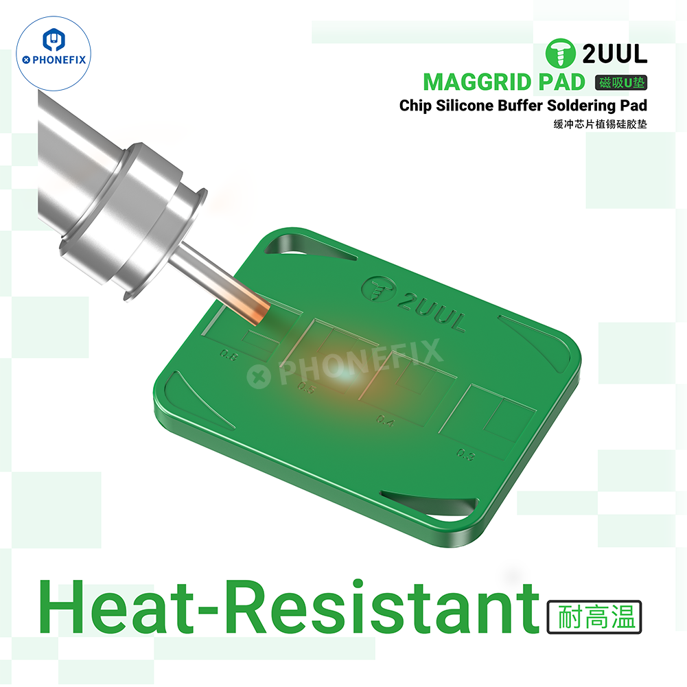 2UUL MagGrid Pad Phone CPU BGA IC Soldering Magnetic Silicone Mat